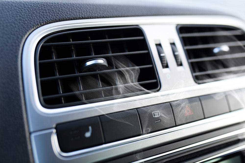 a car hvac vent that could be treated with permasafe automotive protection to eliminate germs and odors from the ventilation system