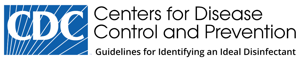 Logo for the Centers for Disease Control and Prevention identifying the Ideal Disinfectant that PermaSafe CLEAN qualifies for