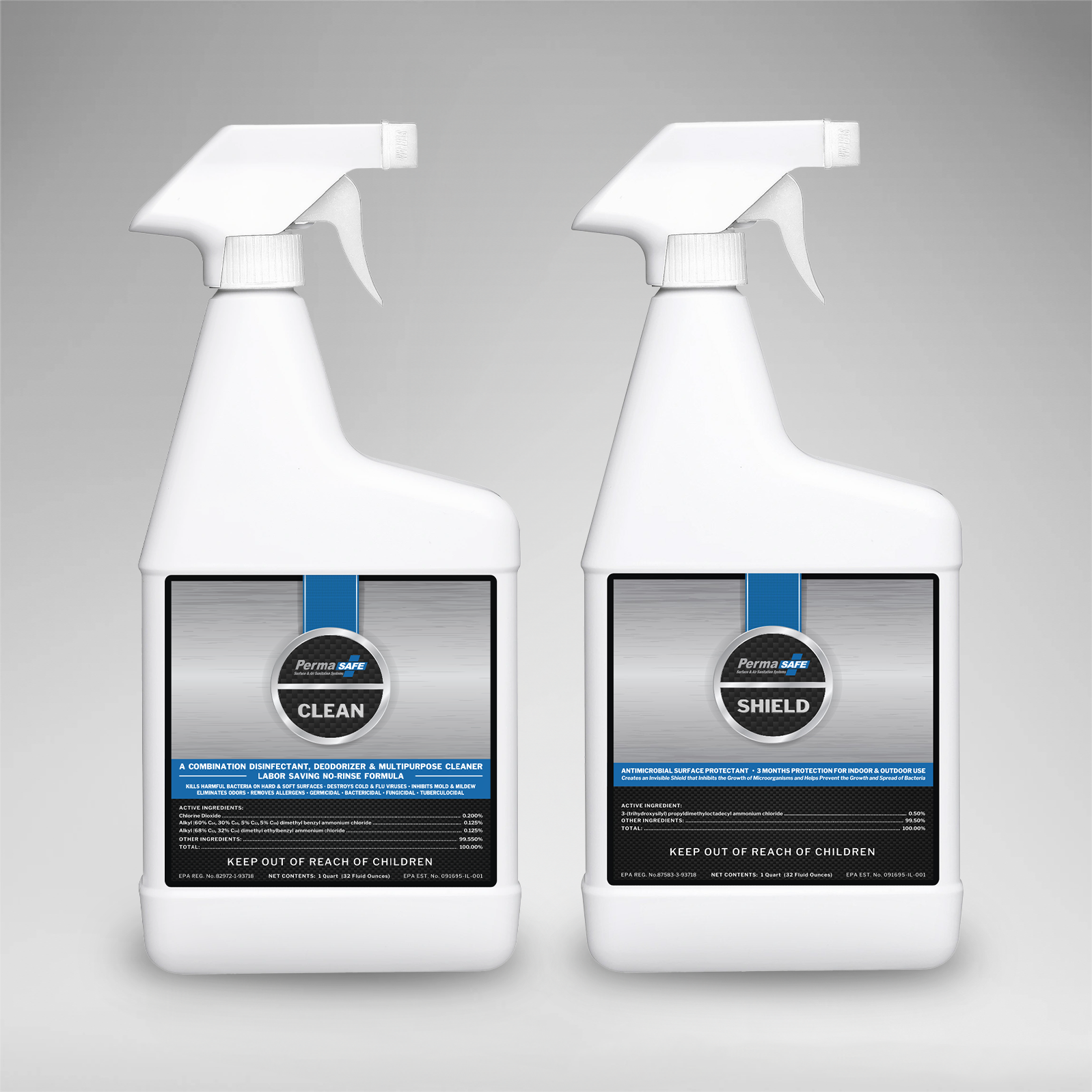 Clean Shield 32oz disinfectant cleaner bundle product image