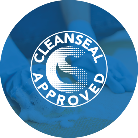 PermaSafe CLEAN is CLEANSEAL approved as a maintenance product suitable for use on carpets, rugs and other interior textiles made from synthetic fibers