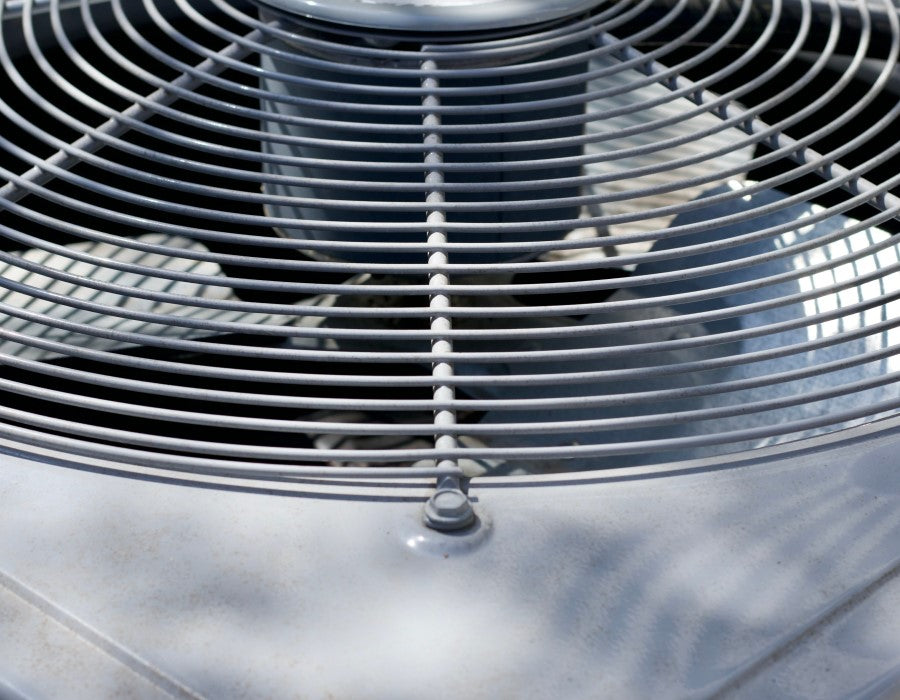 An hvac unit that can effectively and safely be treated with PermaSafe Clean our microbial growth and odor eliminator.