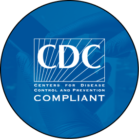 Logo confirming that PermaSafe is CDC compliant