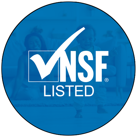 Logo affirming that PermaSafe is NSF Listed