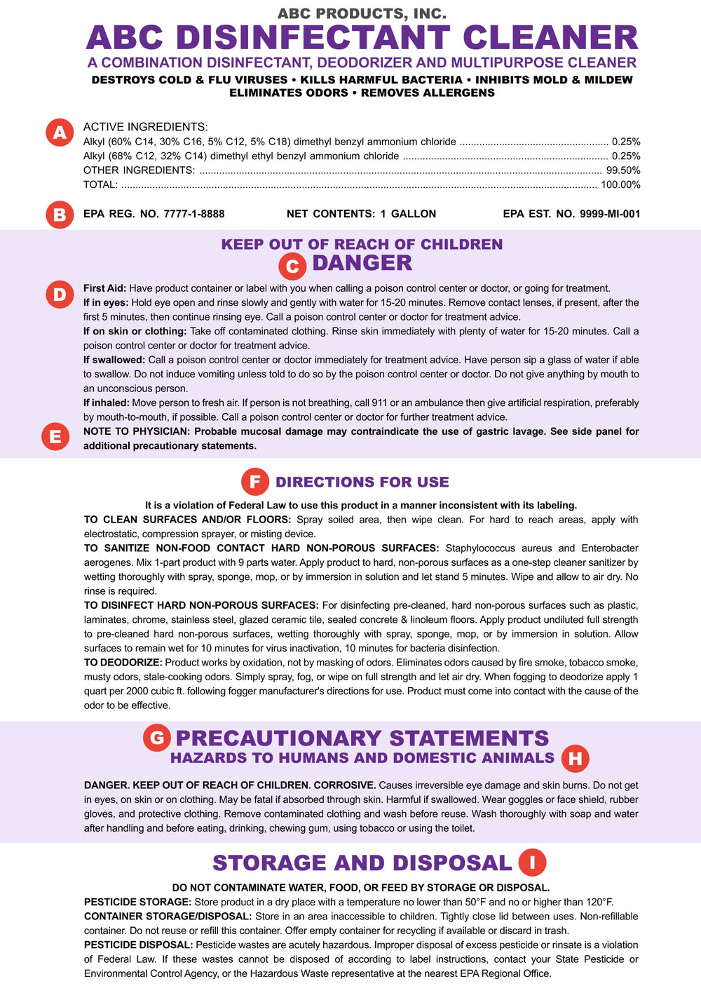 How To Read Disinfectant Labels and Why It Matters