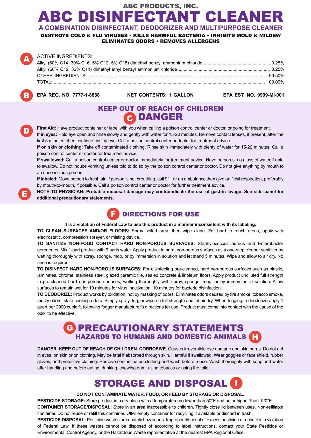 How To Read Disinfectant Labels and Why It Matters