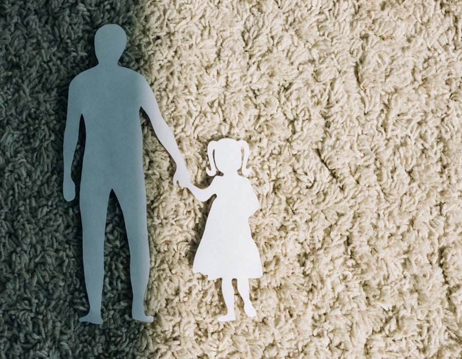 A cutout illustration on a carpet illustrating how PermaSafe products are effective on every surface including soft surfaces that other products are not.