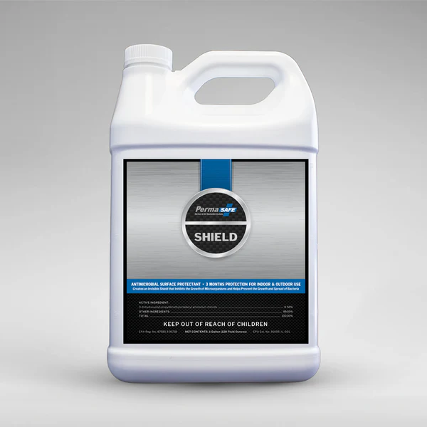 gallon bottle of permasafe shield, our 90 Day, All-Purpose, Antimicrobial Surface Protectant